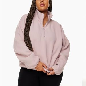 Aritzia TNA Fleece Quarterzip